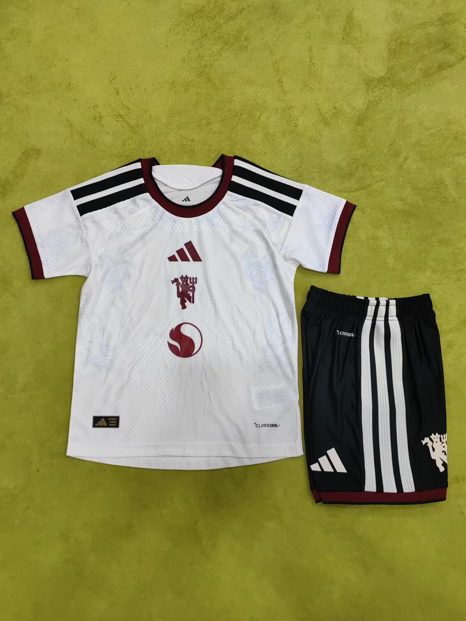 Kids-Manchester Utd 26/27 Third Off White Jersey(Player)